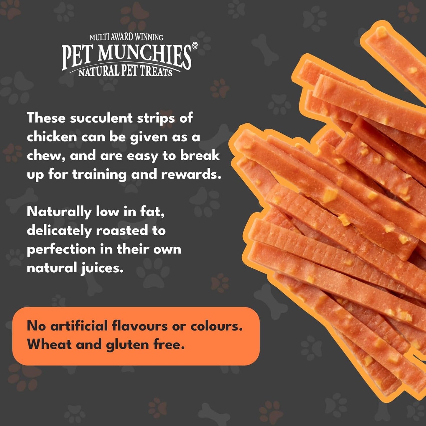 Pet Munchies Chicken and Cheese Dog Treats, Premium Dog Chews with Natural Real